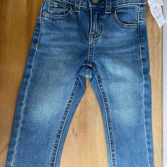 NWT Baby boy UNISEX straight leg jeans Bottom  size 12 months 12m - Picture 4 of 4